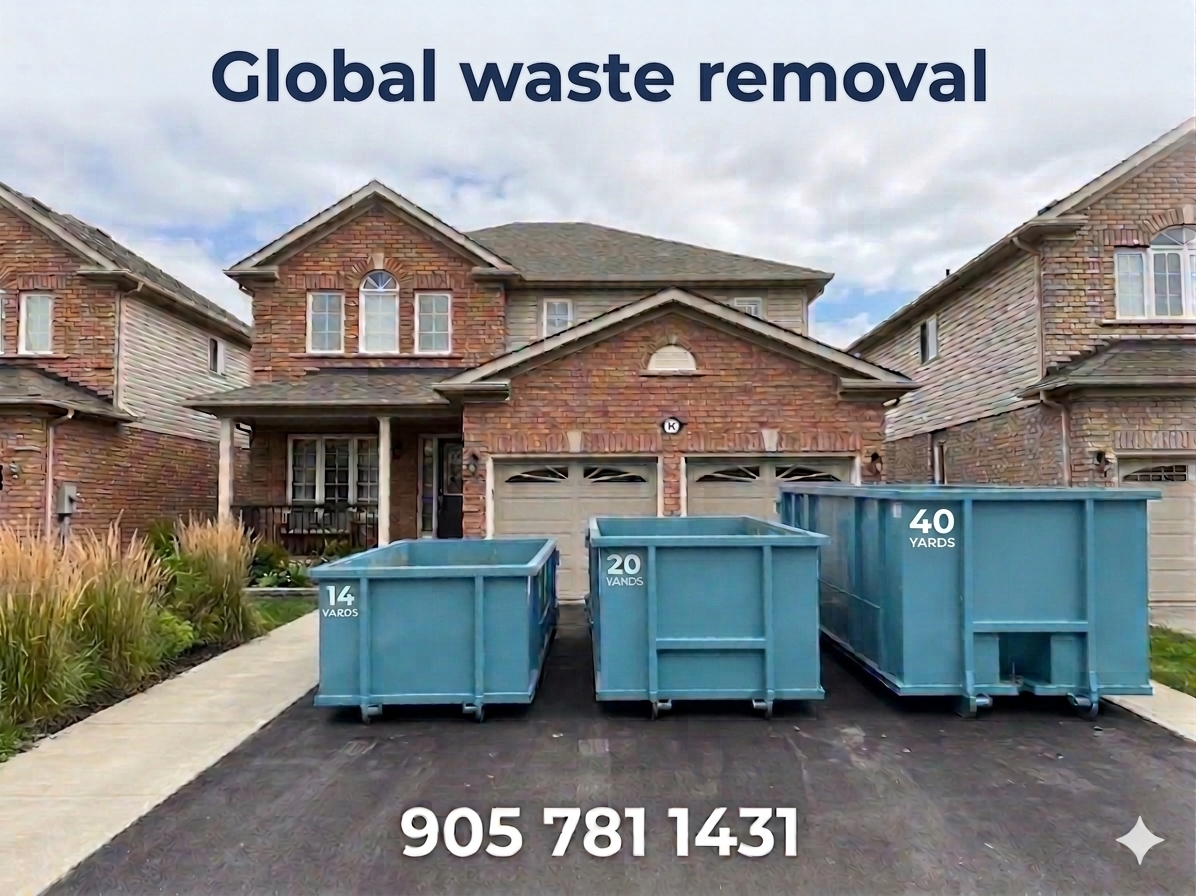 14 yard, 20 yard, and 40 yard dumpster sizes